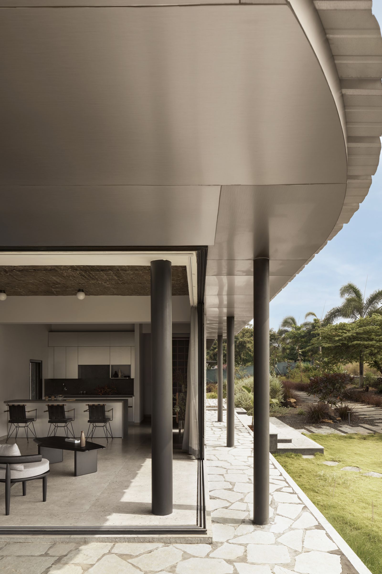 Nashik气候响应型周末住宅（Pavilion House）丨印度-4