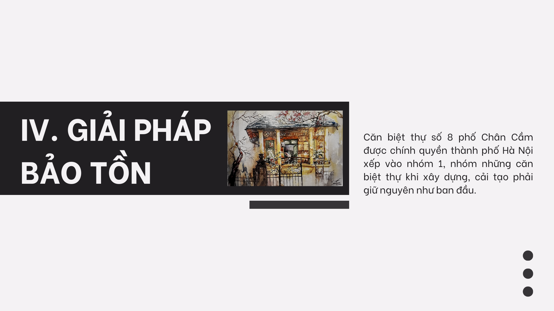 Nghiên cứu bảo tồn Biệt thự số 8 Chân Cầm-52