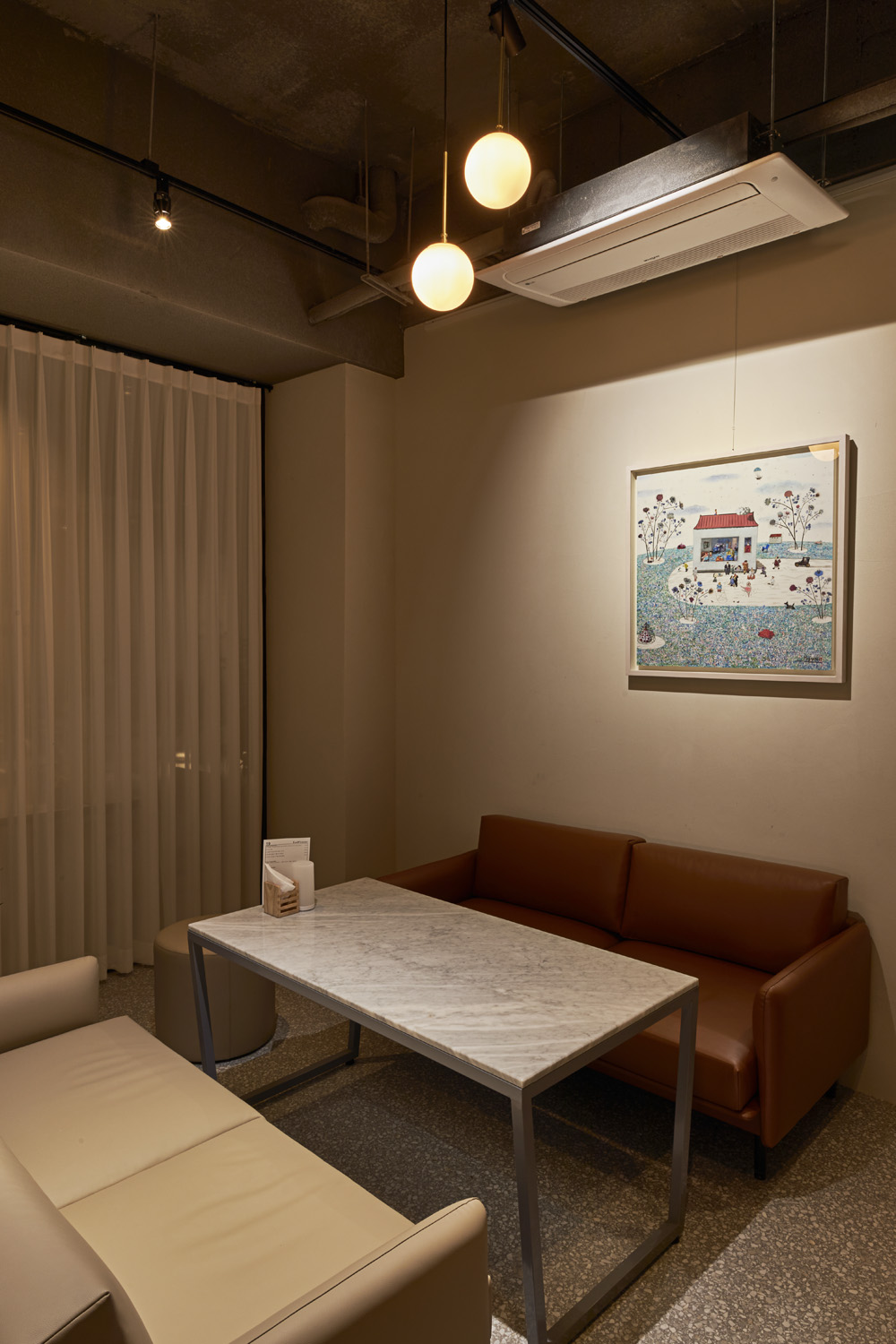 现代高级风 240 平咖啡厅设计-22