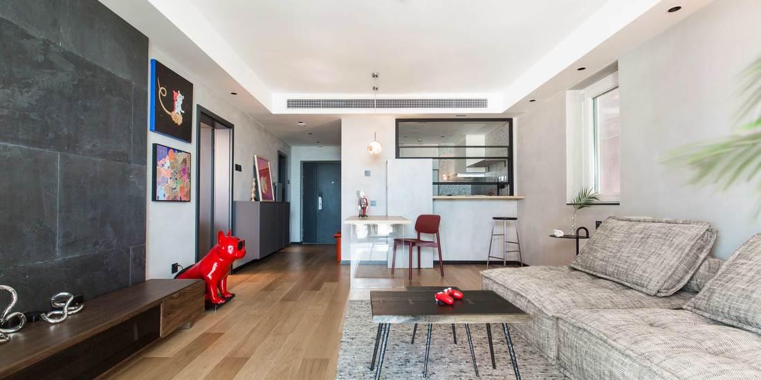 86平一室一厅爆改暗黑炫酷暖居-27