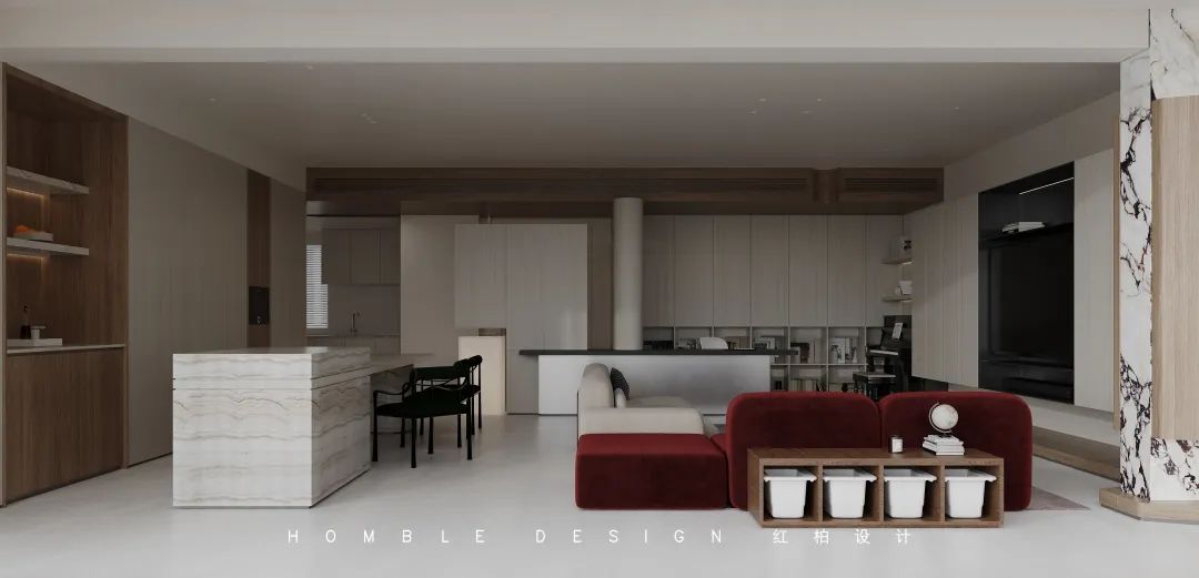 广州星汇云锦 220㎡现代极简家居设计丨中国广州丨红柏设计-0