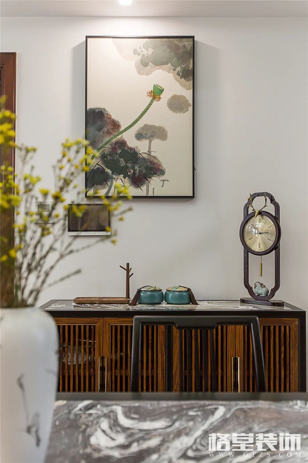 格堂设计|柿柿如意 | 新中式风格打造优雅宜居空间-58