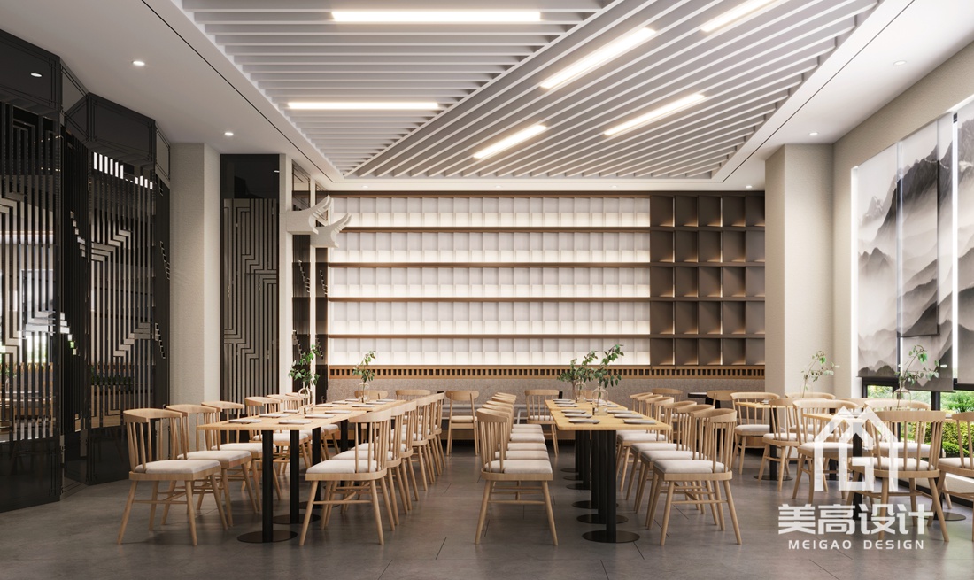 泉州师范学院食堂装修设计-10