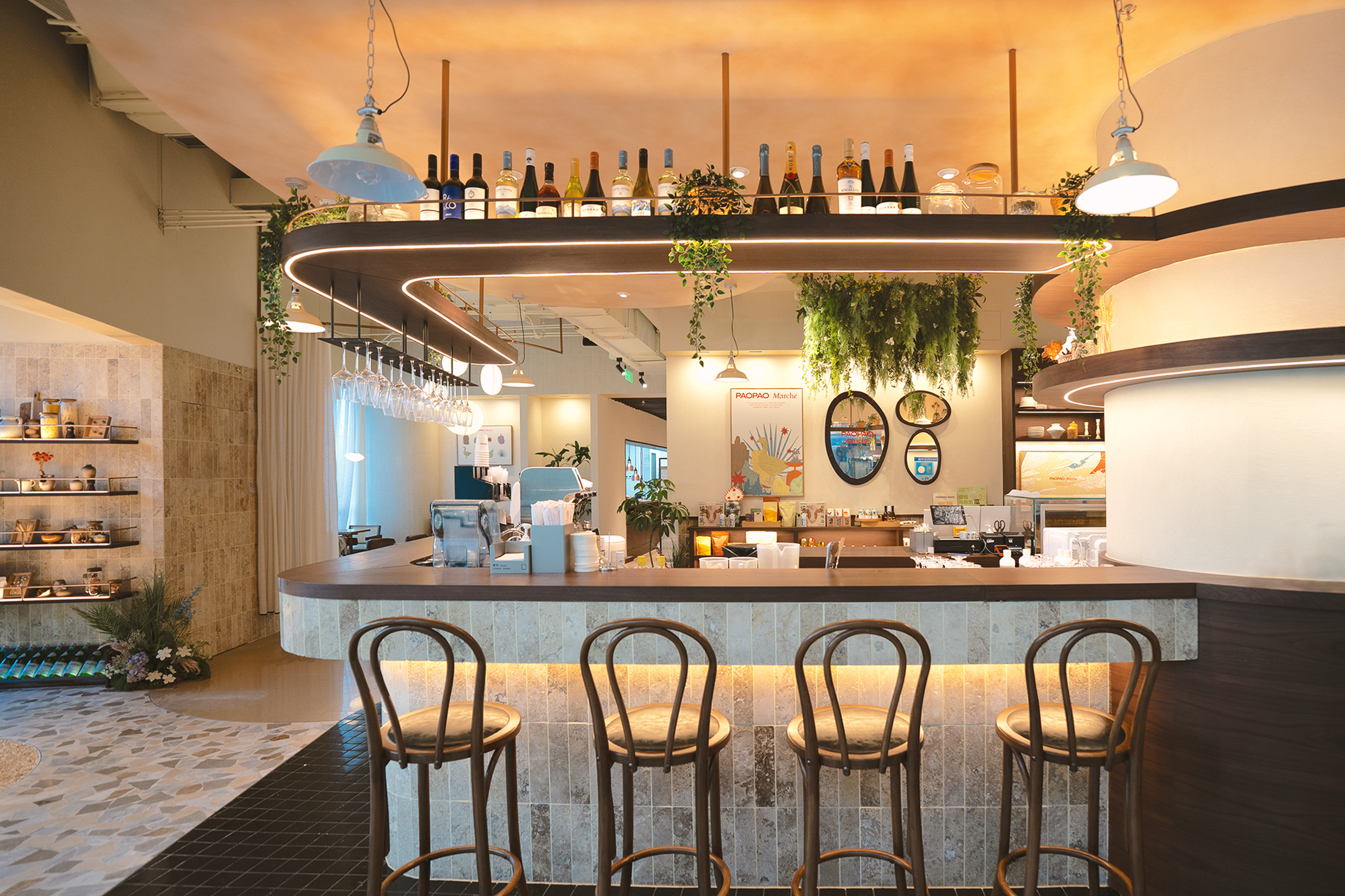 PAOPAO Marché全日轻食餐厅丨中国上海丨Atelier M2-46