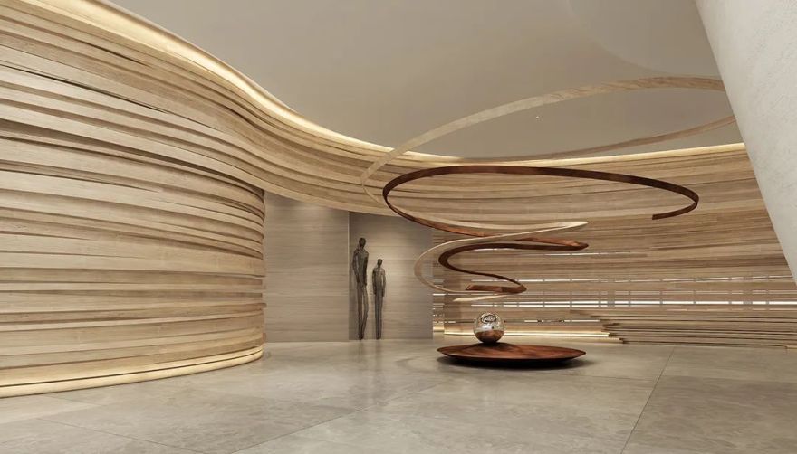 西安莱安万莱逸宸售楼处丨中国西安丨水相设计-66