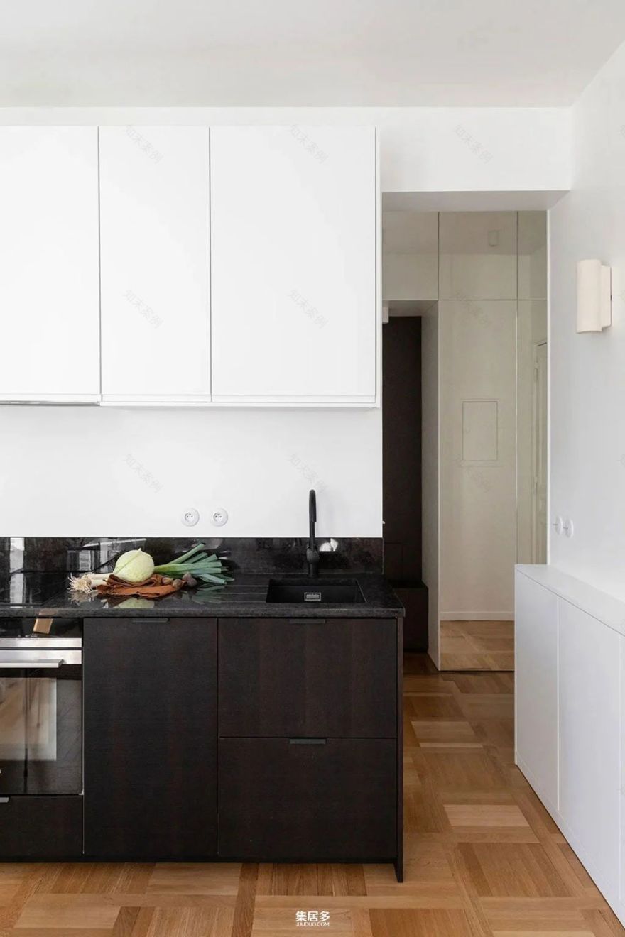 巴黎市中心 25 平方米白色小公寓丨法国巴黎-11