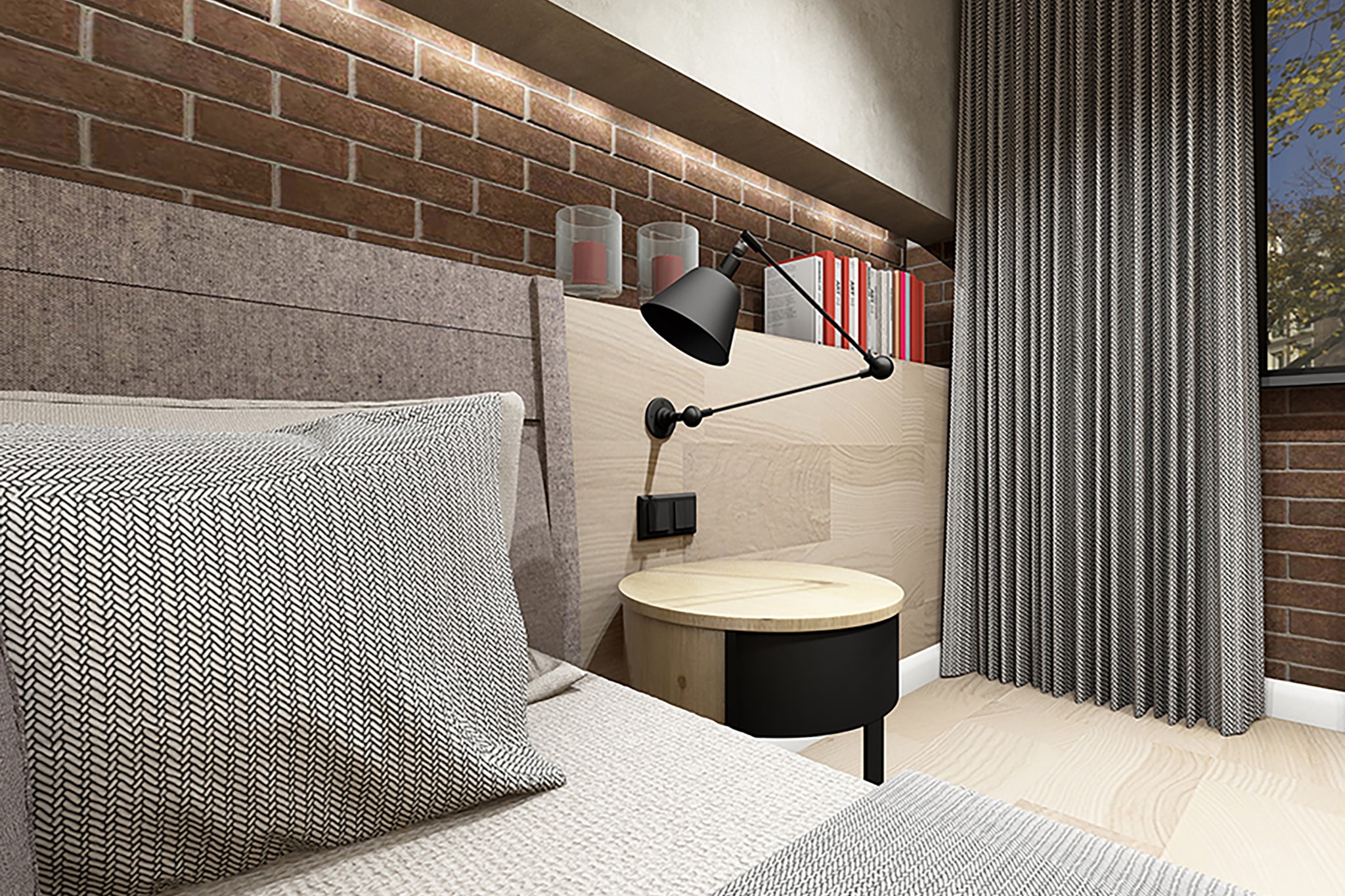 Loft in a small flat-6