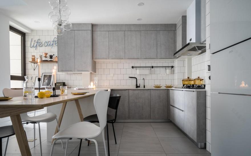 上海北欧风公寓设计,皇家代尔夫特蓝的 INS 风情-22