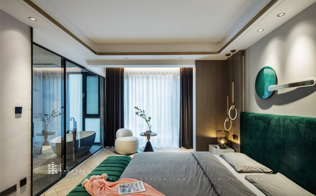 集壹设计事务所-习伟亮丨平层丨绿野清风-21