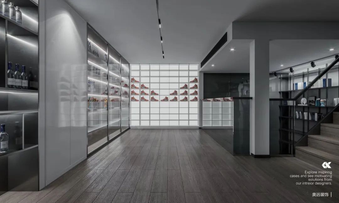 现代简约四季美庐,黑白灰纯空间演绎自然与家-17