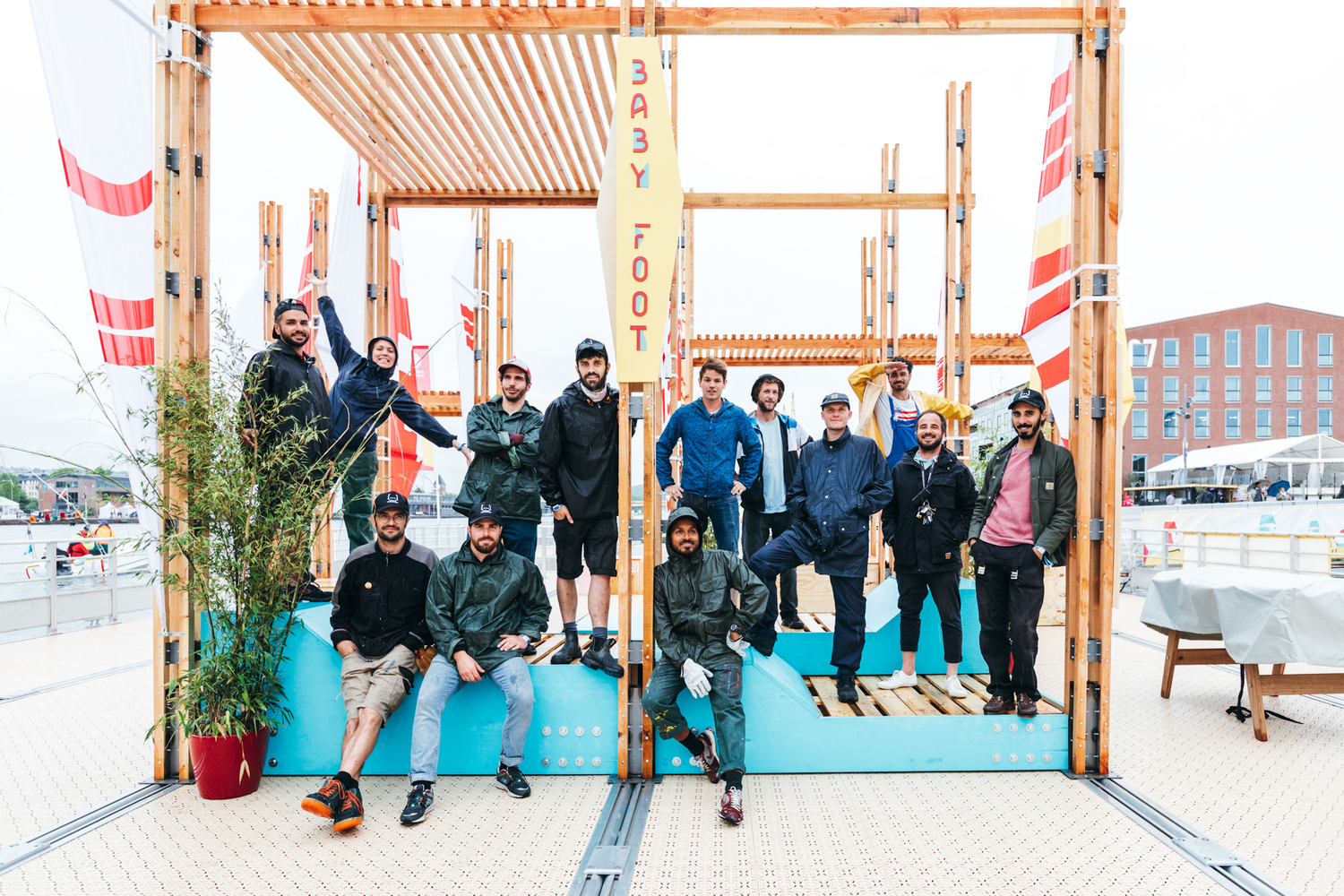 法国鲁昂临时公园·绚丽多彩的帆船造型-33