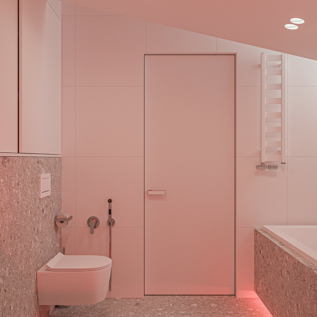 110㎡浅色系住宅设计-19