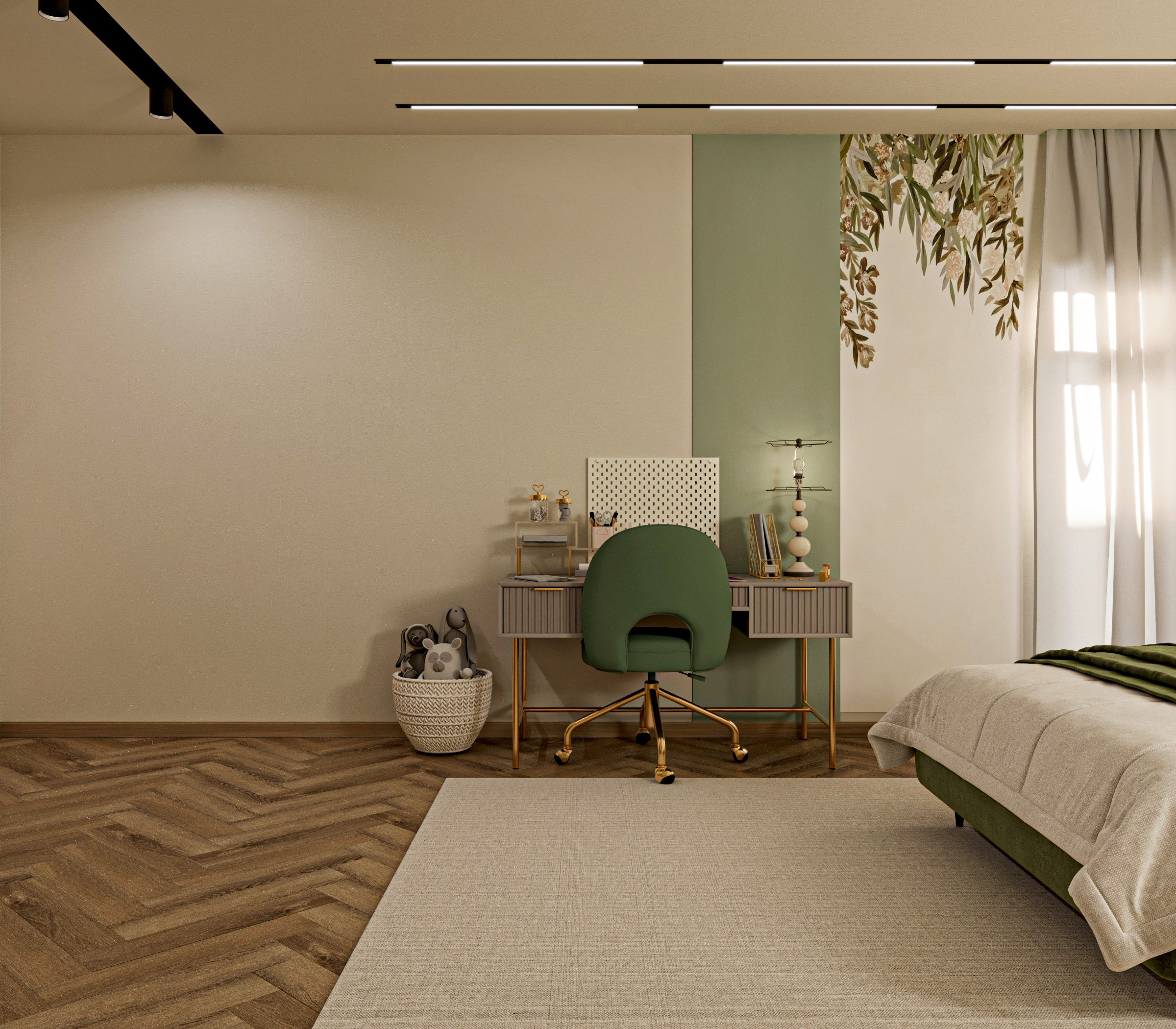 现代新古典风格女孩卧室丨Egypt-8