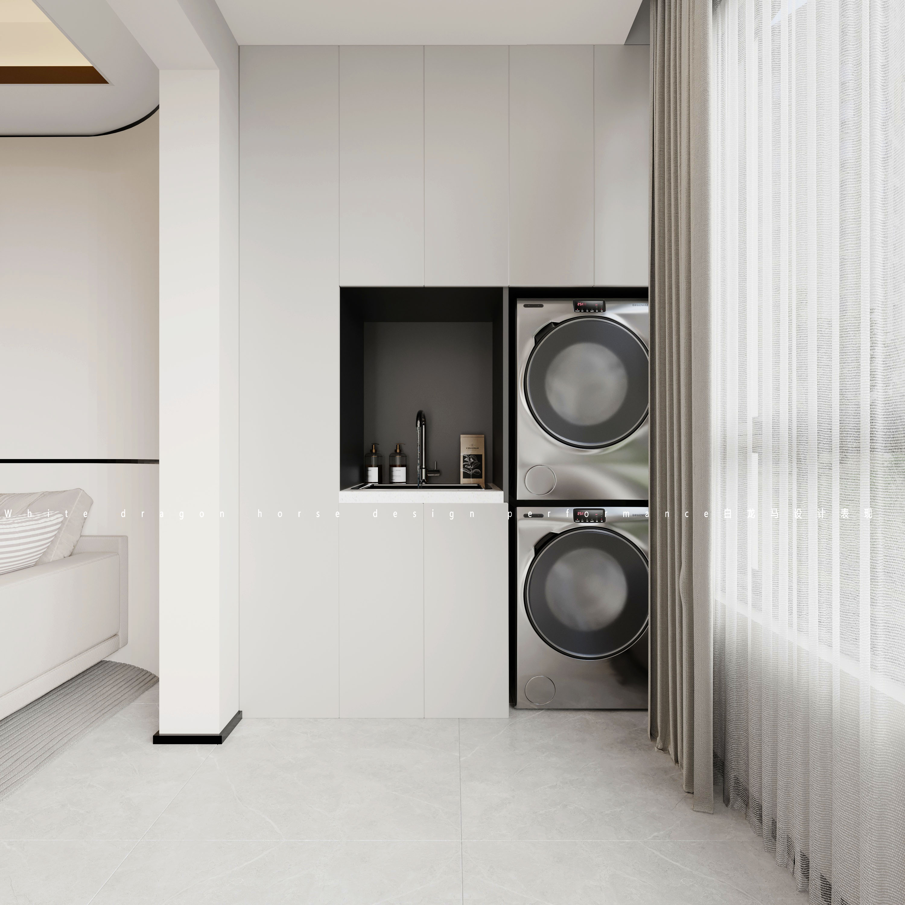 现代风格——白龙马效果图-6