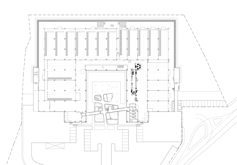 意大利乌姆布里亚绿色屋顶熏火腿工厂-24