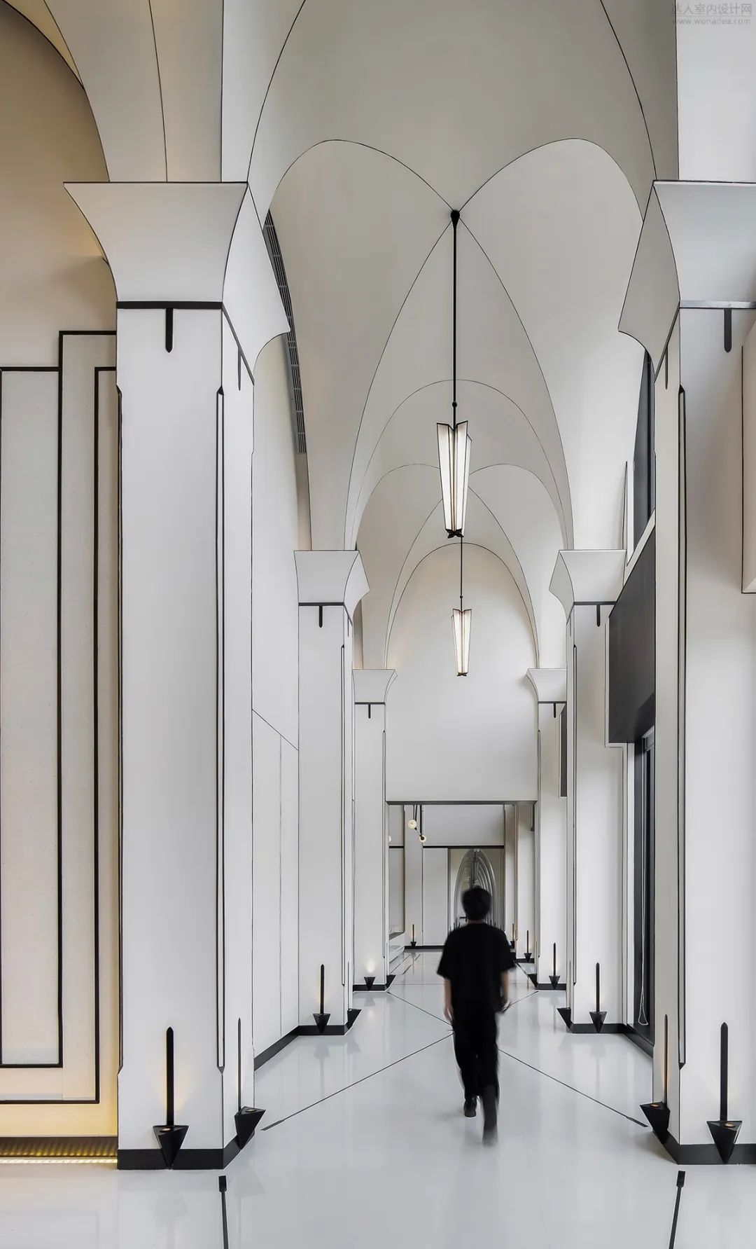 长春中海锦城售楼部 | 几何韵律中的优雅艺术空间-61