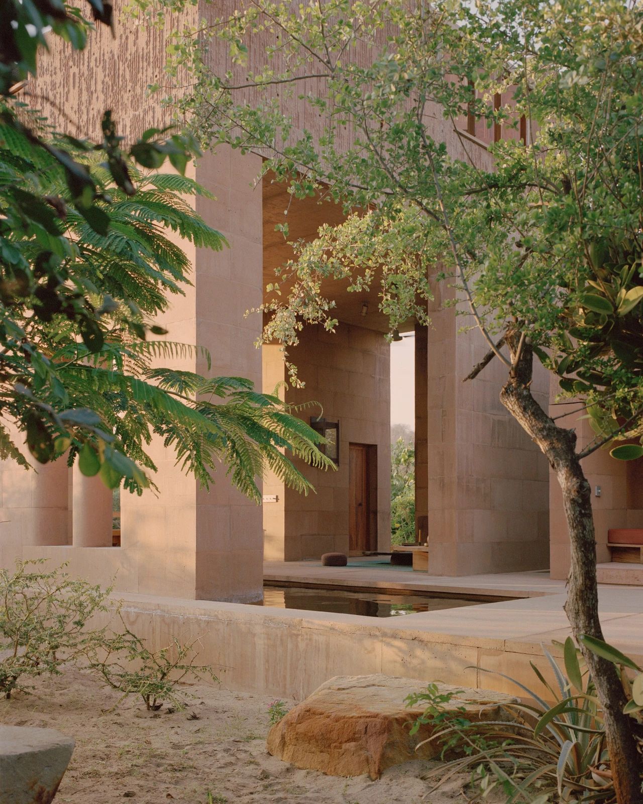 Casa Monte 赭红色建筑丨墨西哥丨Tezontle 设计工作室-40