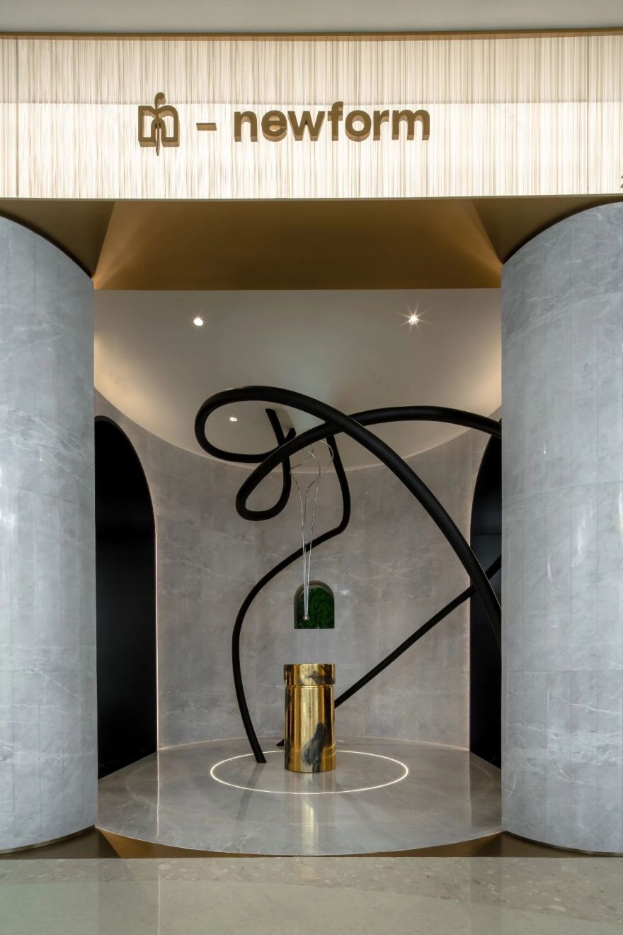 newform 卫浴展厅 | 前卫复古交融,打造情境式体验空间-1