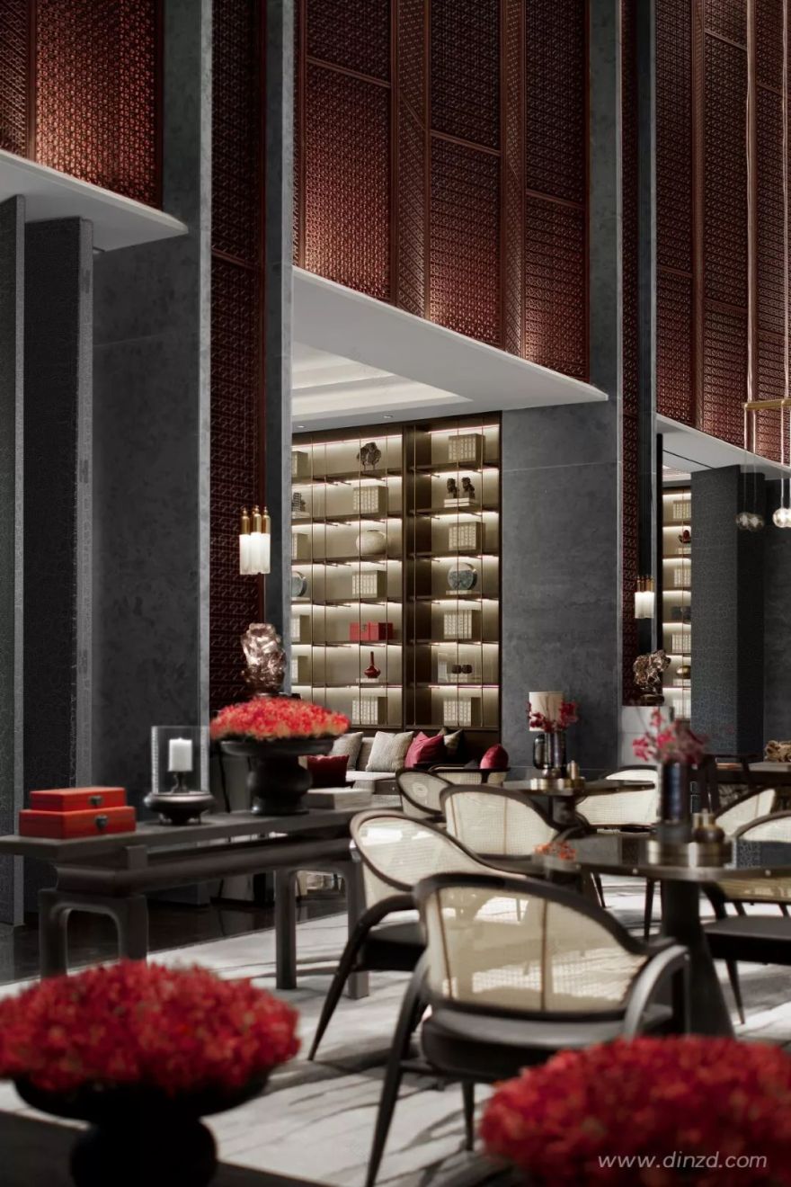 天津津门大院售楼处 | 古韵墨色与现代材质的完美融合-31