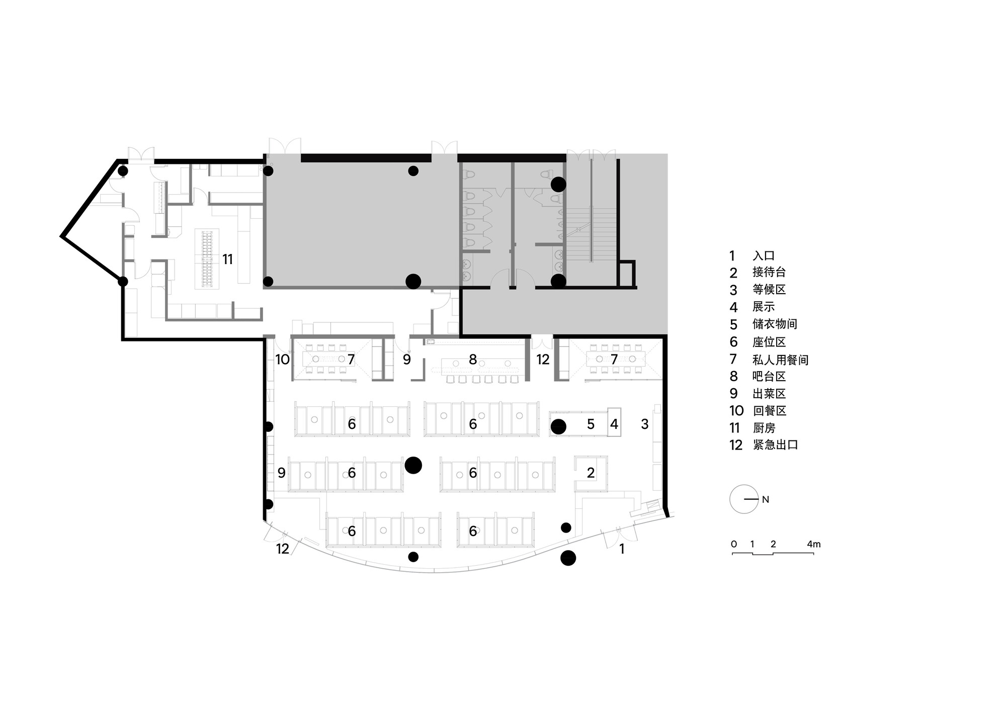 “围绕炭火而食”的日式餐厅丨中国长沙丨Office AIO-27