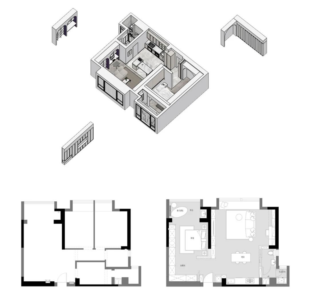 86m²单身建筑师之家-7