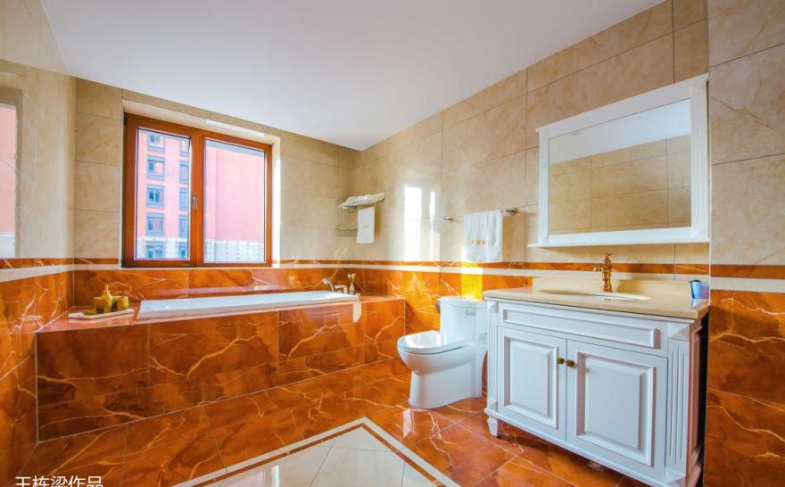 巨华紫光园法式风格样板间-26