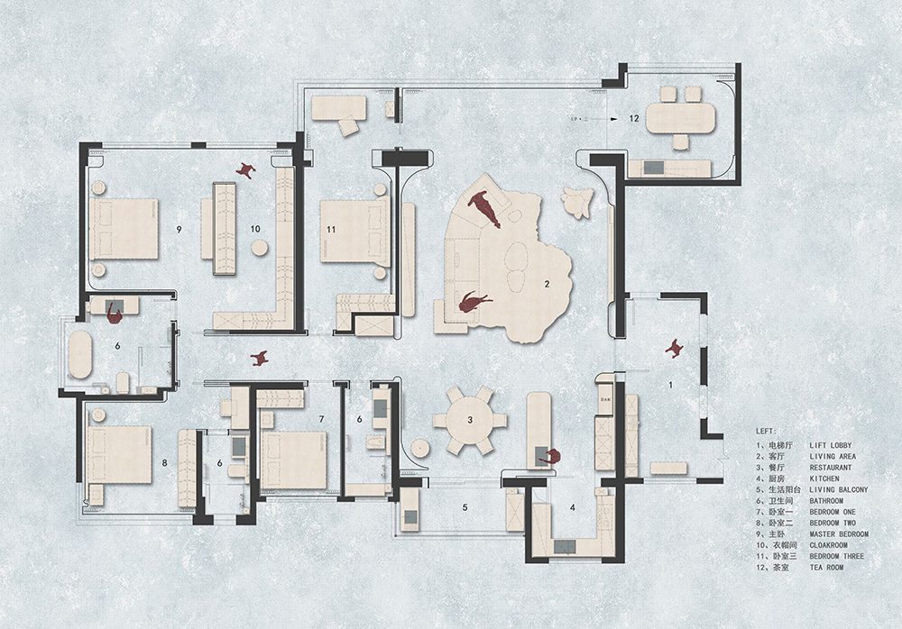 珠江新城大平层设计丨中国广州丨301设计研究所-97