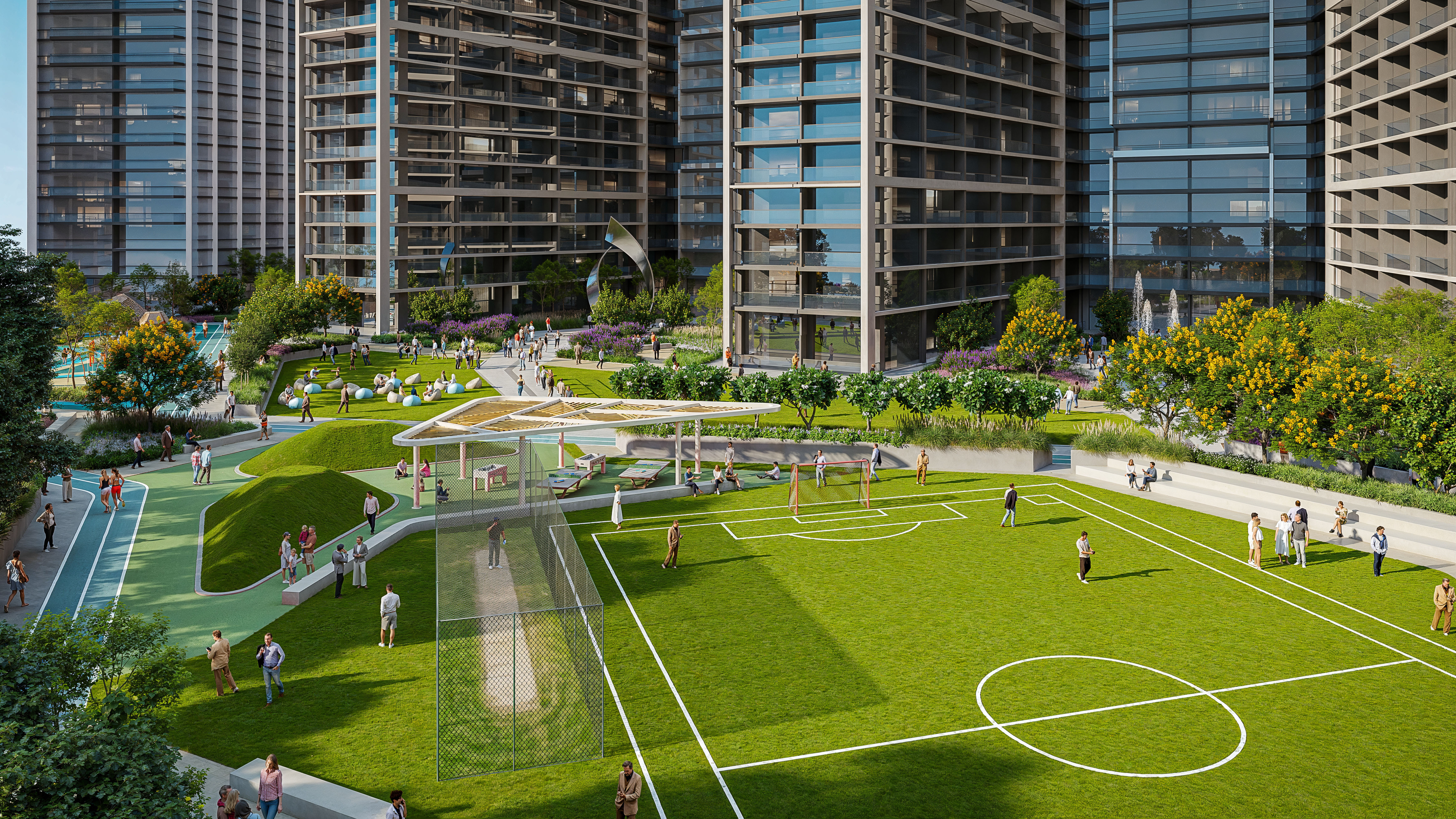 Landscape Visuals - Sobha Central-2