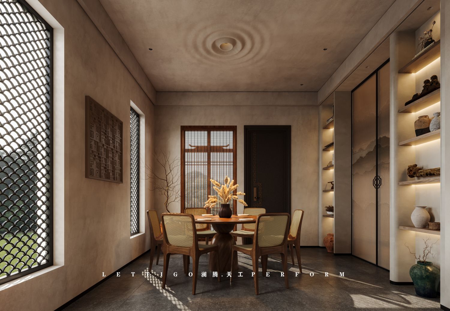 原木禅意风别墅，中式审美的至高境界-2