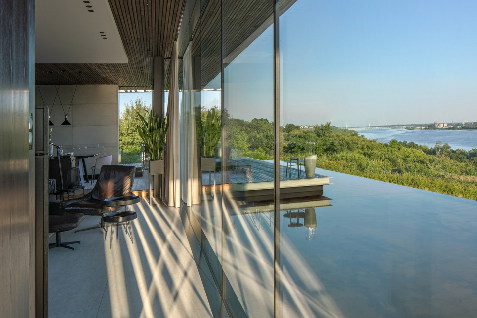 波兰现代河畔别墅,自然与人居的完美融合-65
