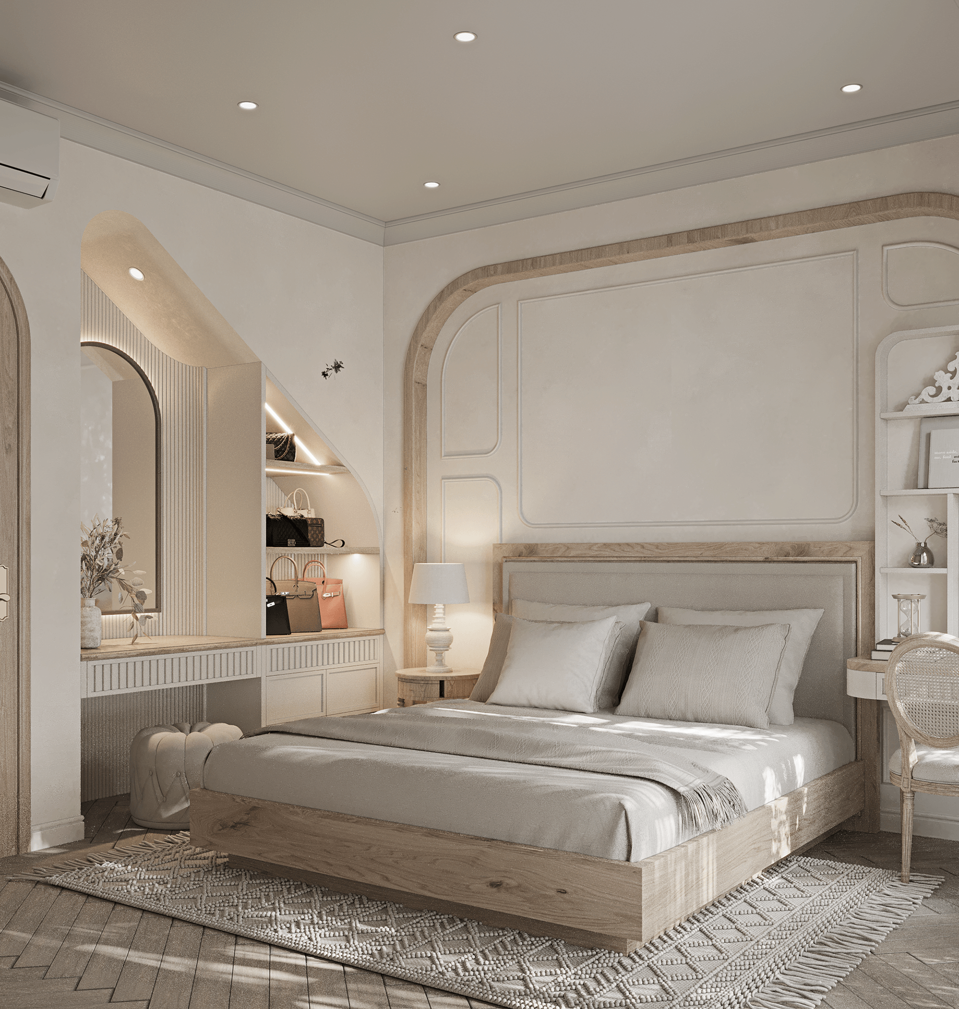 农舍卧室和壁橱丨越南胡志明市-7