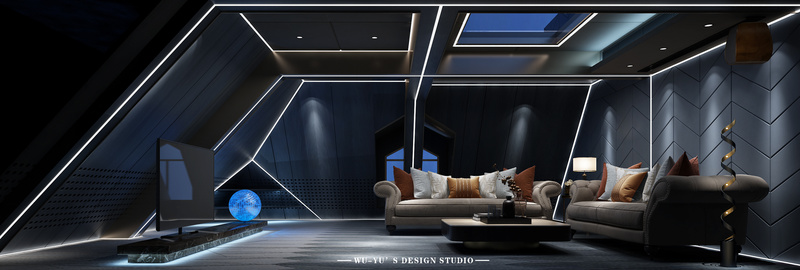 沉稳与大气的小奢私宅-3