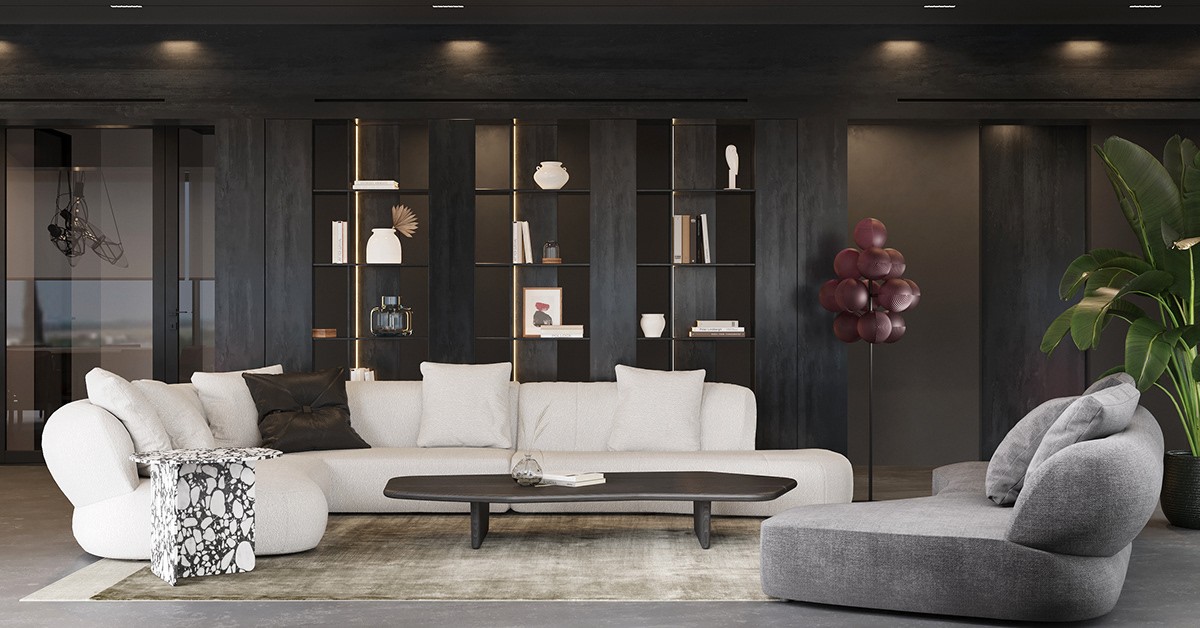 时尚高级黑，有质的空间设计！-7