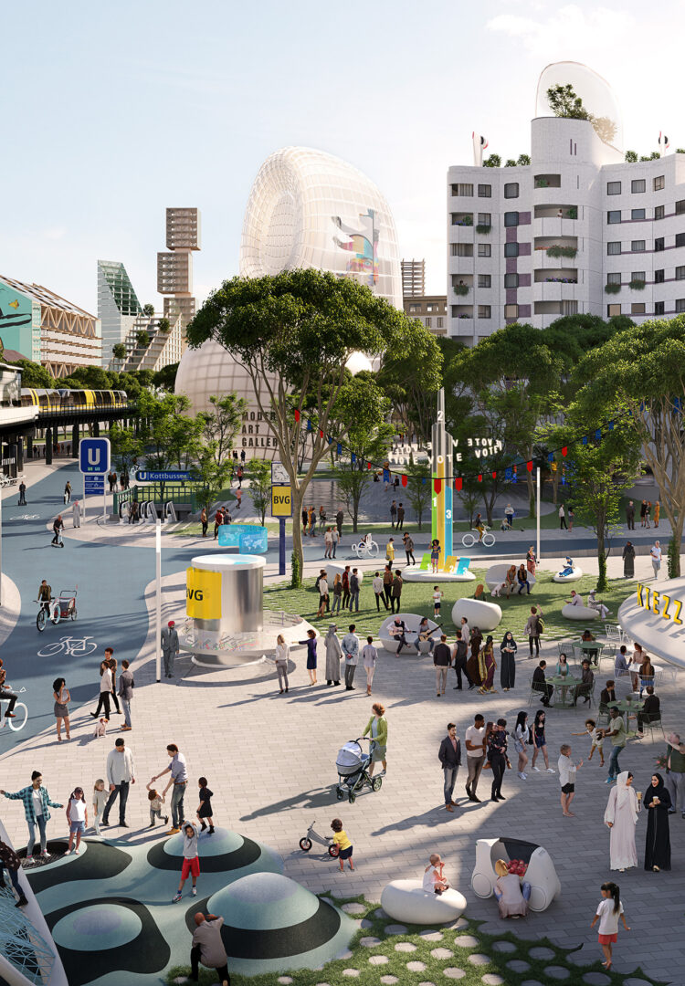 Zukunftsszenario  Berlin（柏林未来情景）丨德国柏林丨xoio（3D设计及沟通等:Peter Stulz）-22