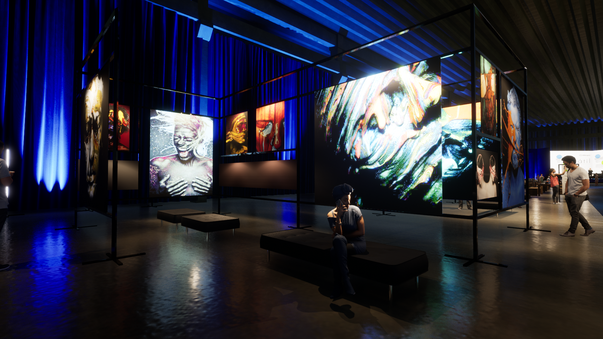 Cenografia Allergan Tátil lançamento-17