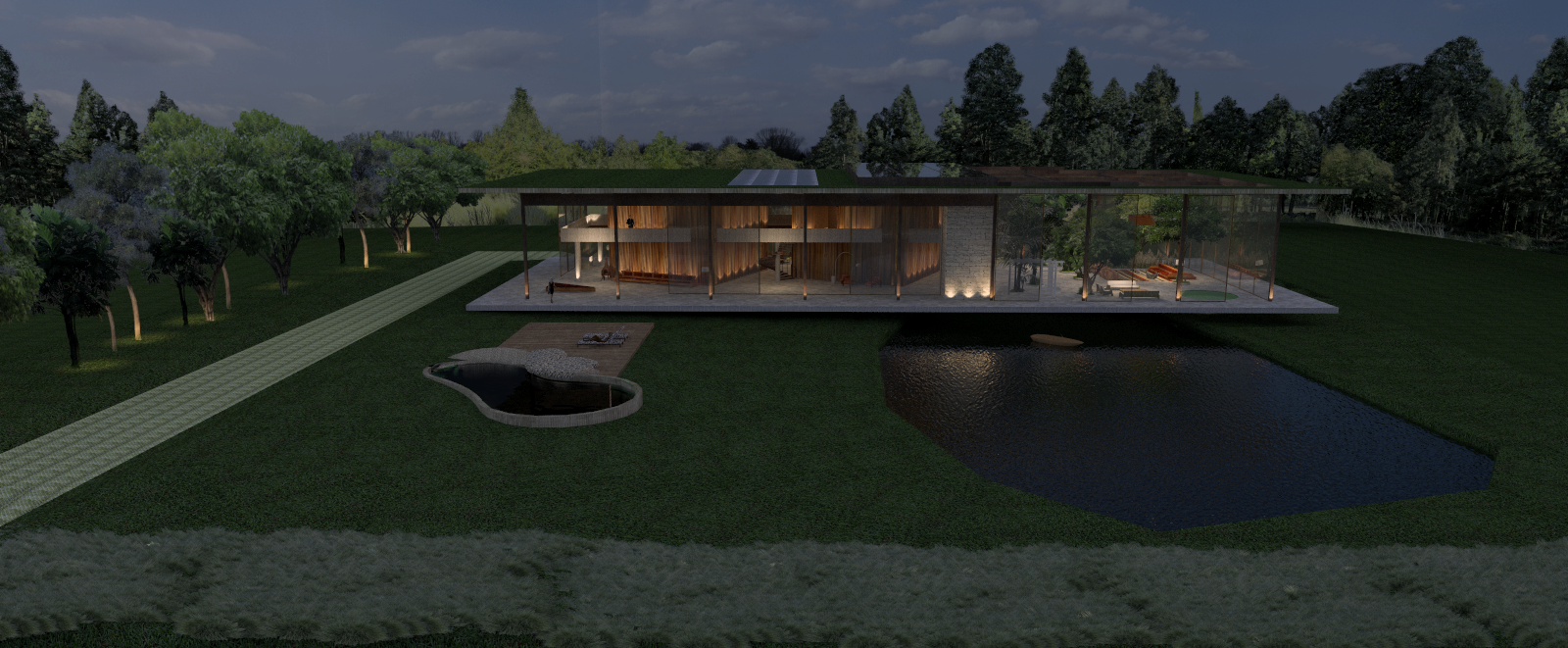 碳中和湖屋 | 绿色建筑的典范-0