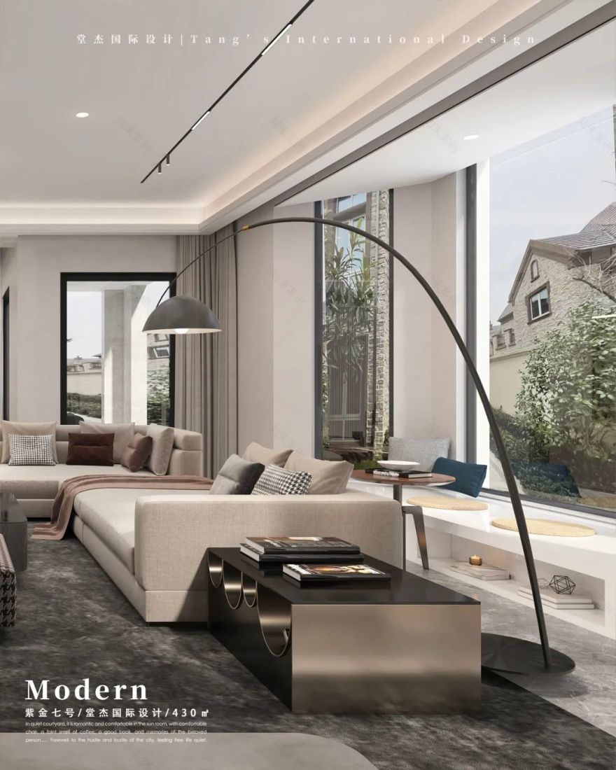 现代高级感 · 紫金七号 430㎡别墅设计丨中国南京丨堂杰国际设计-21