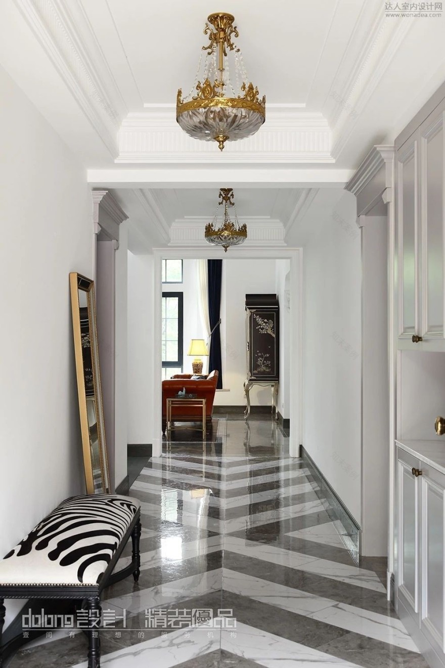 混搭风格独栋别墅设计 | 优雅知性女业主的梦想家园-10