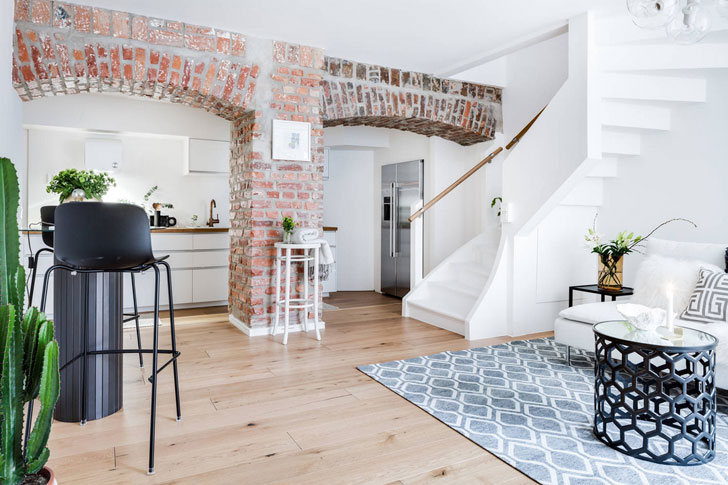 Gothenburg brick arch 公寓 | 精致布局与独特魅力-11