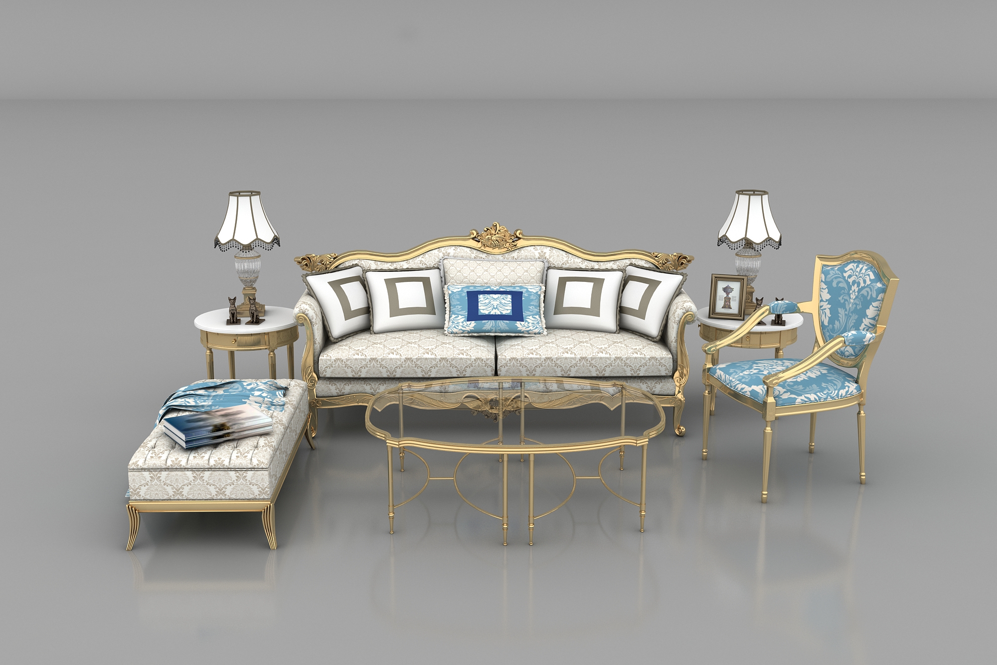 Classic Sofa Set SELL MODEL-2