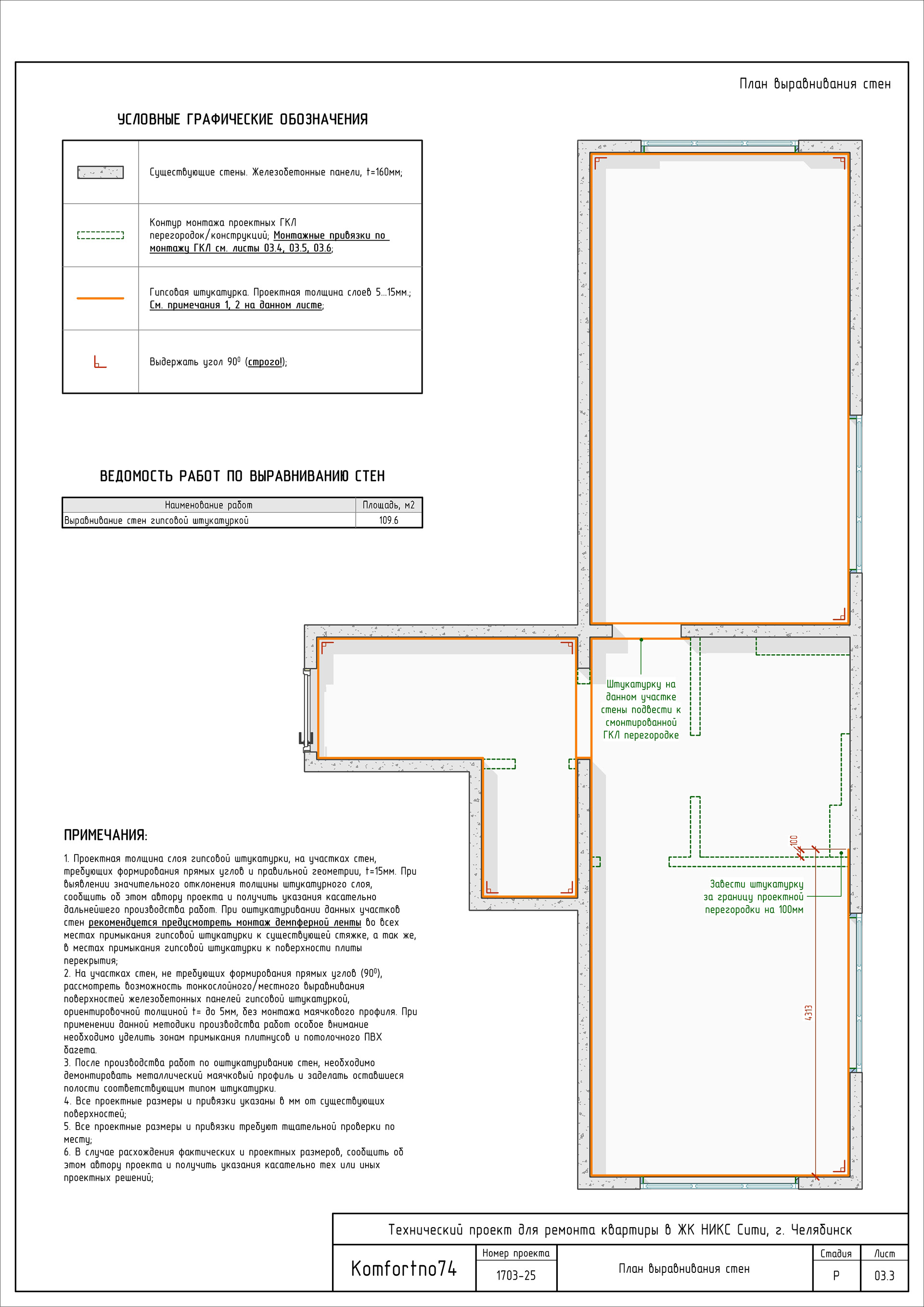ЖК "НИКССити"室内技术设计（公寓装修项目）丨俄罗斯车里雅宾斯克-10