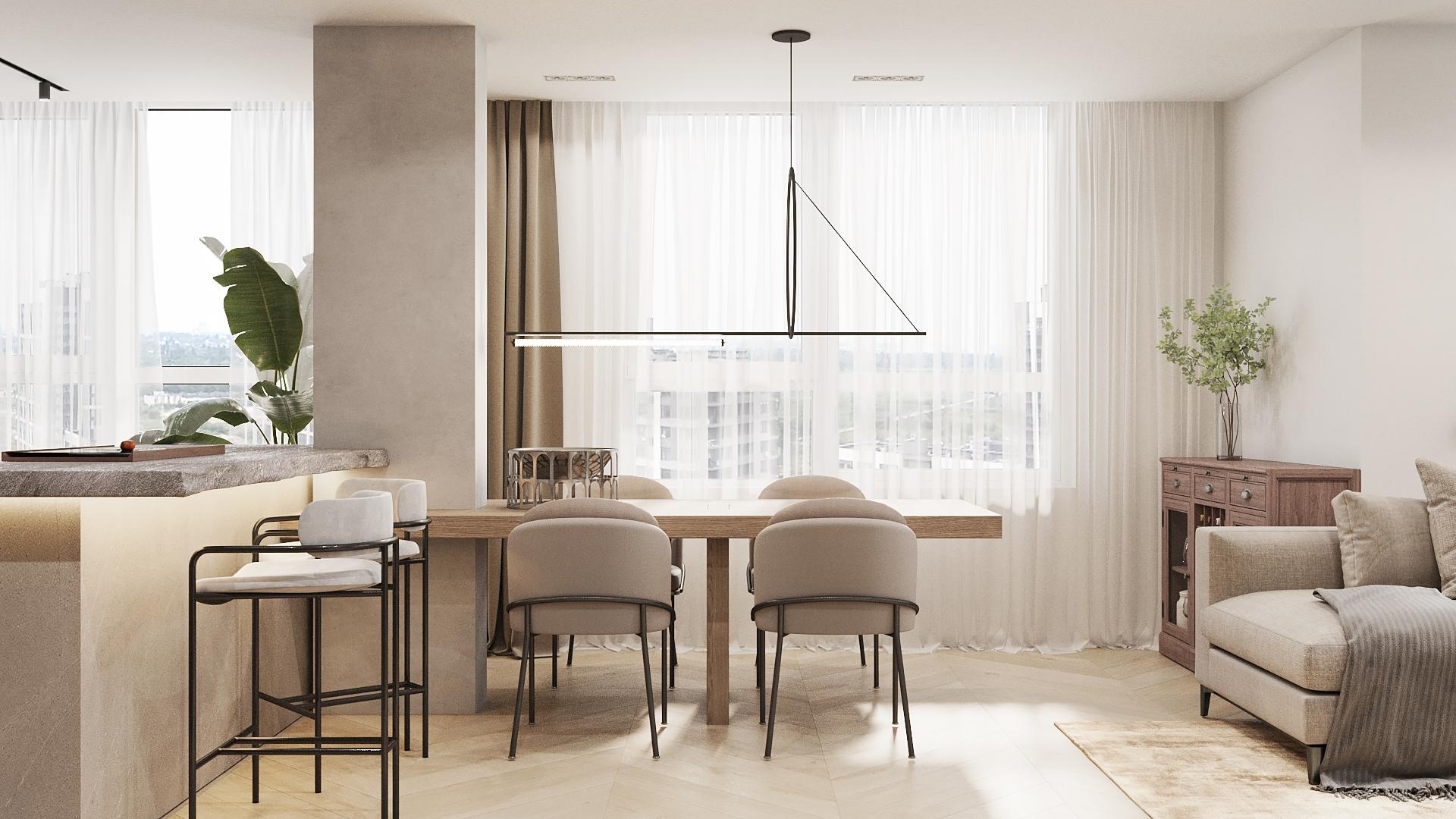 舒适的木质元素140平简约私宅！ | Paintit-4