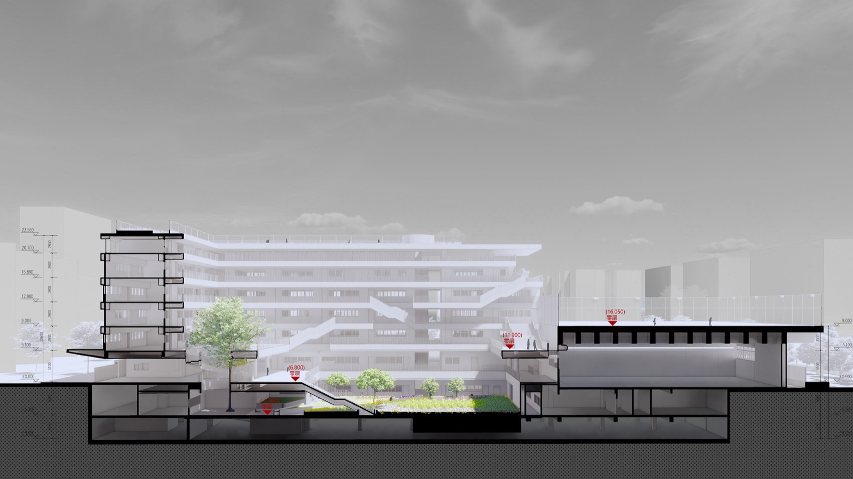 深圳福田绿洲小学丨中国深圳丨悉地国际东西影工作室-140