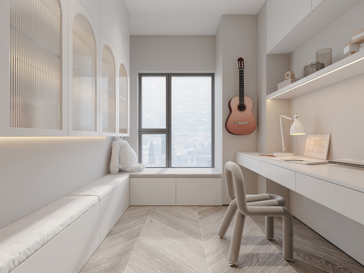 荆州 199㎡淡妆空间，自然与优雅的完美融合-49