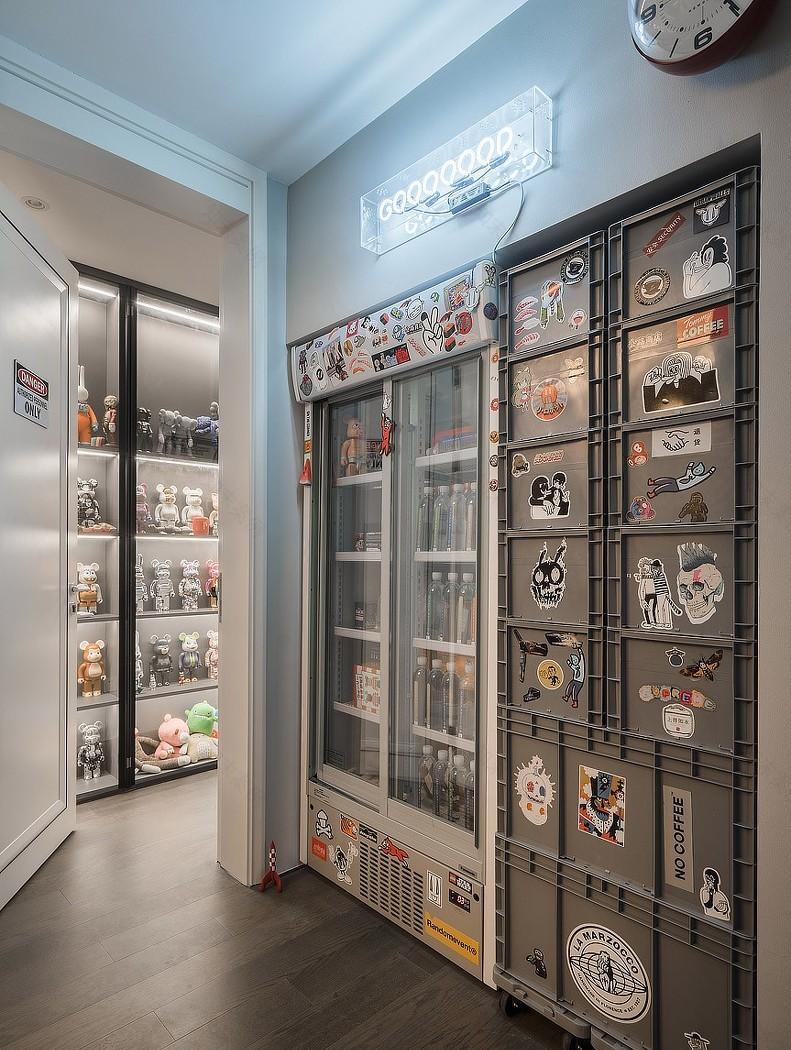 FF-DESIGN 潮牌便利店风家居设计,收纳与艺术完美融合-18