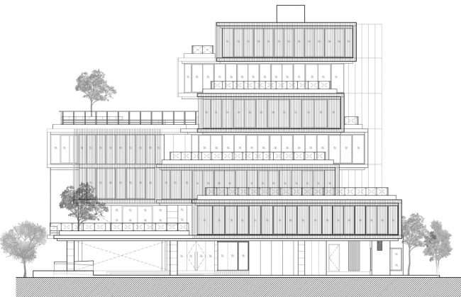 曼谷“水稻梯田”式办公室,绿色环保,灵活共享空间-52