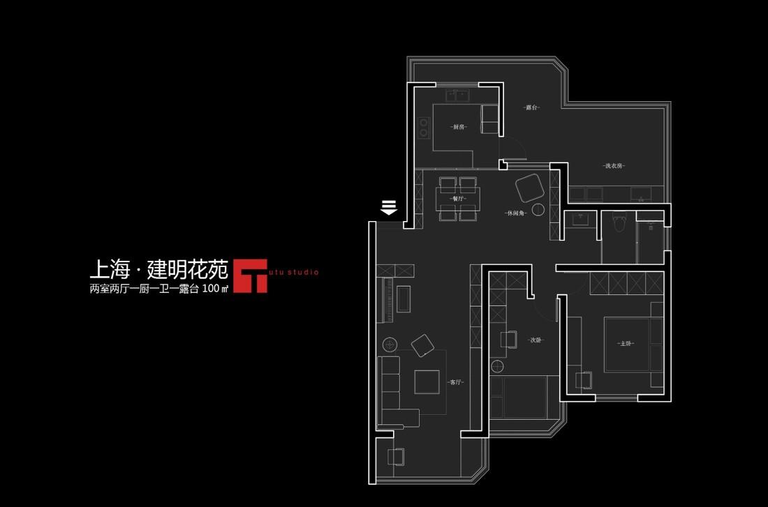 现代极简风“超爱囤货屋主”的家 | 隐藏与开放的空间设计-2