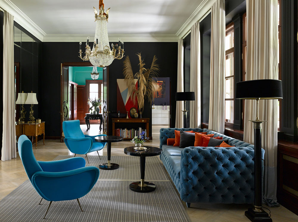 莫斯科设计师 Katerina Lashmanova 的豪华混搭之家-1