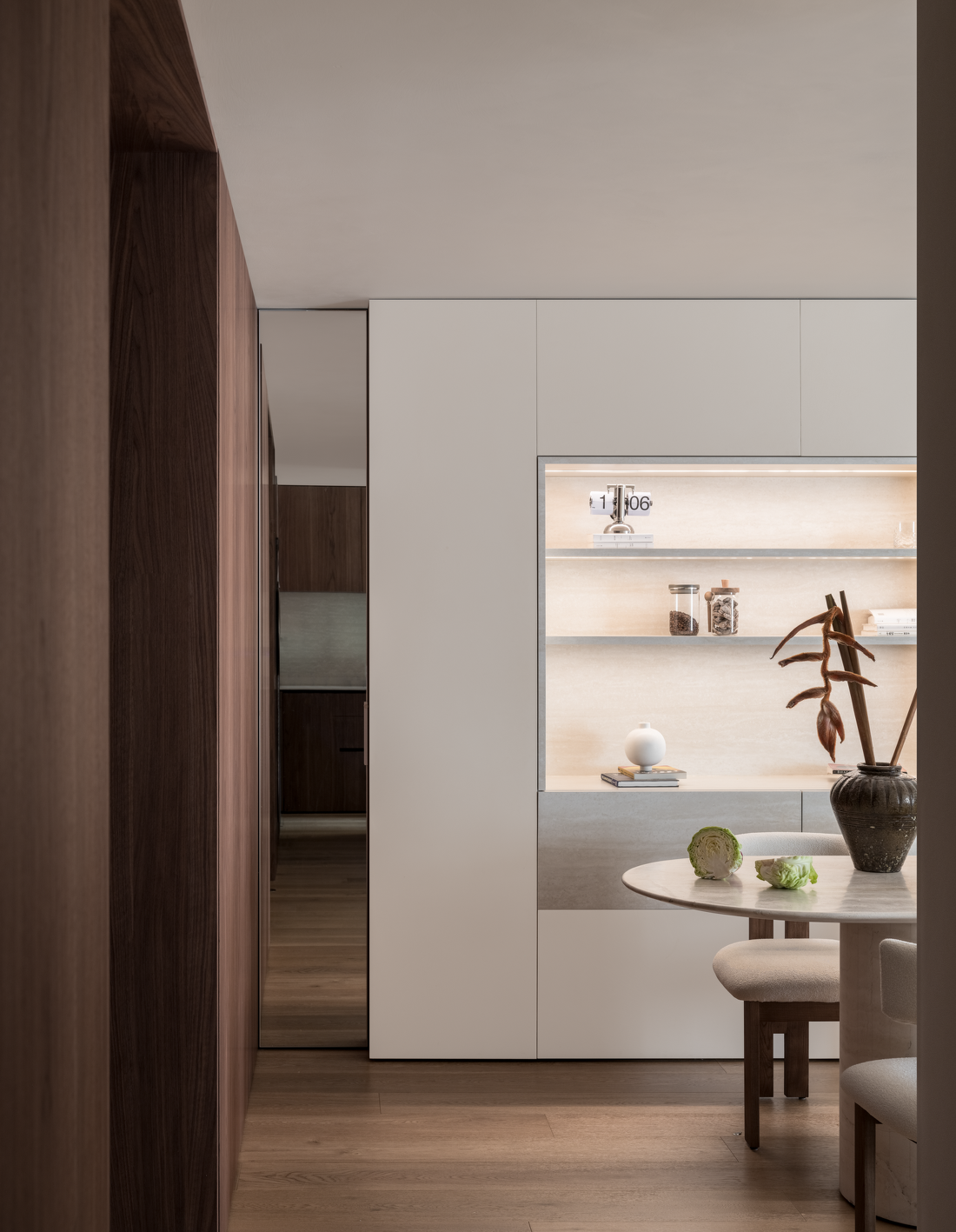 LDK联动造洄游动线,温暖的木质极简家-18