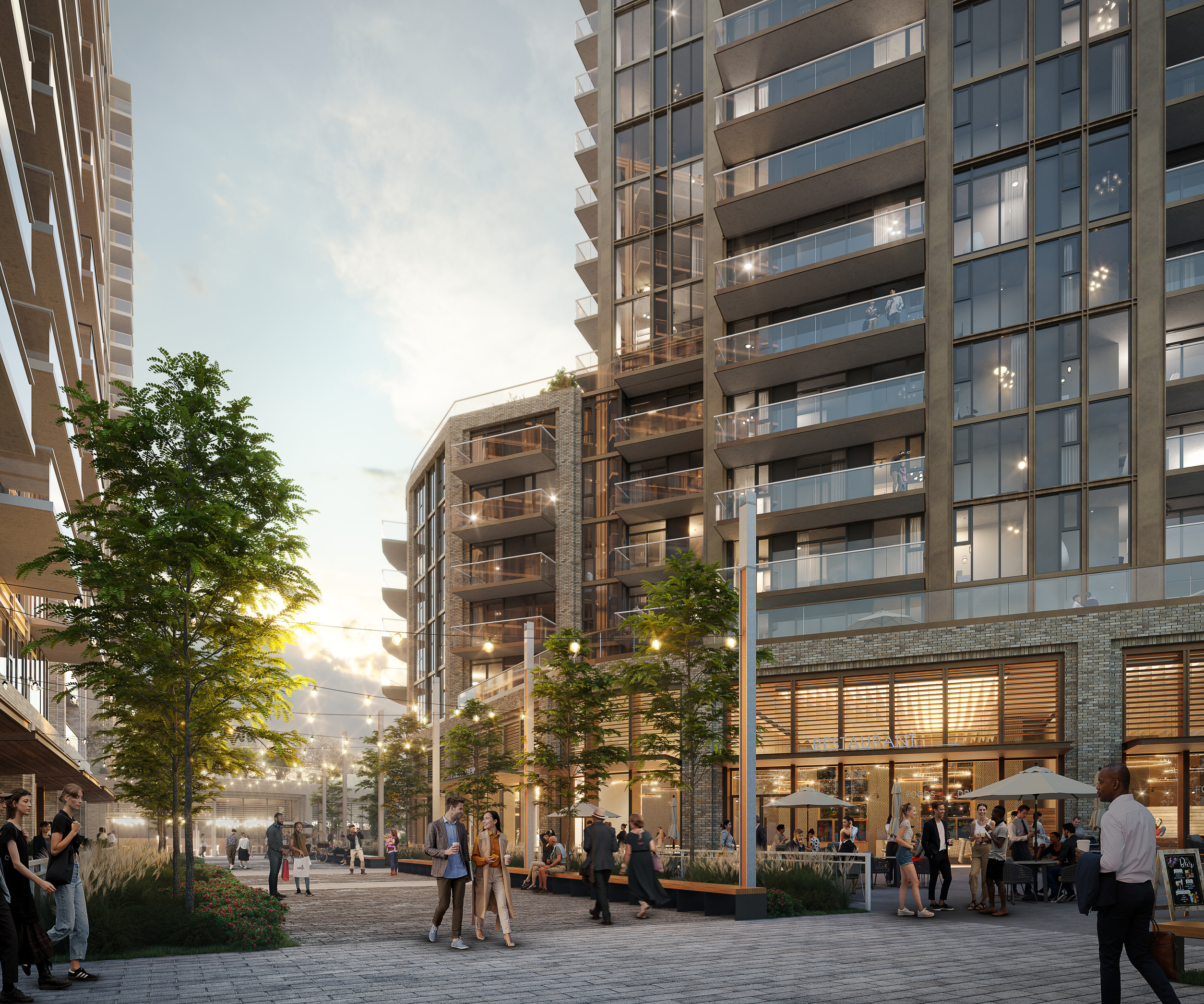 奥克里奇交通枢纽总体规划丨加拿大温哥华丨Hariri Pontarini Architects-19